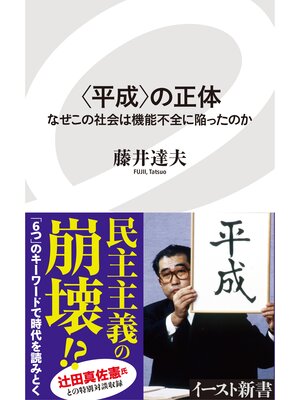 cover image of 〈平成〉の正体　なぜこの社会は機能不全に陥ったのか